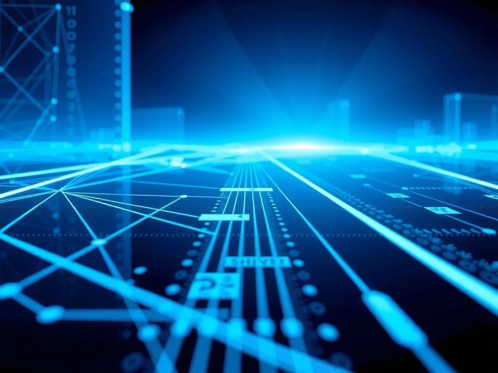 Technical schematic overlay